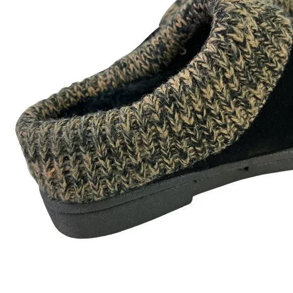 Clarks Women's Black Suede Genuine Leather Mules Slip On Loafers Casual Shoes 8 - Picture 13 of 16